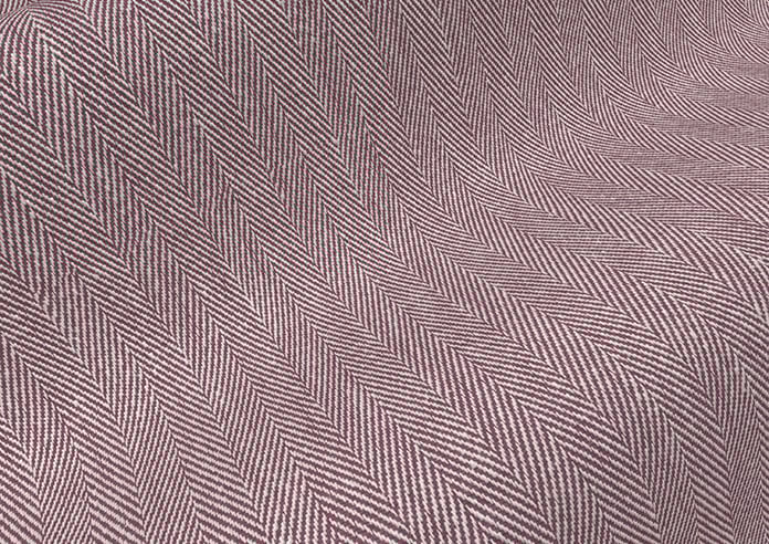 Delicate Chevron, Maroon - Motorised Roman Blind - Image 4